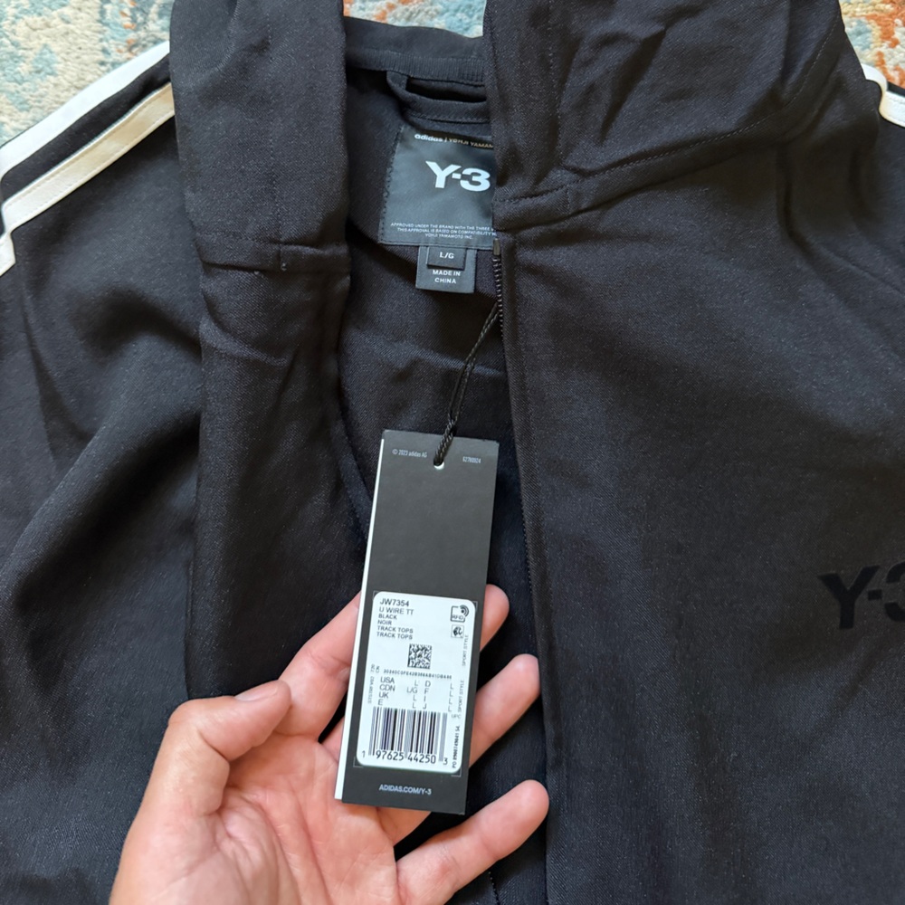 Adidas y-3 hooded track jacket - Picture 3 of 4